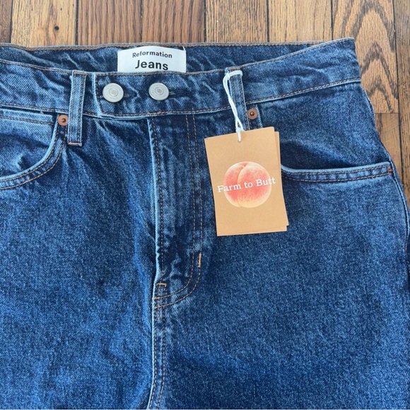 Reformation Women’s Donna High Rise Bootcut Jeans 99% Cotton Size 28 - Picture 6 of 16